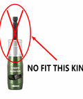 Illustration showing incompatible drill wire stripper not fitting with "2 Pack Wire Stripper Connecting Rods for Drill Compatible With Most Wire Strippers, Durable Zinc Alloy Sleeve, One Quarter Inch Hex Shank, Connector Cutter Holder, Ideal Accessory for DIYers and Home Improvement Projects"