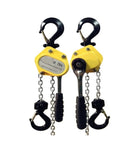 Heavy Duty 0.25 Ton Hand Chain Hoist Hook Mount With 3 Meter Portable Manual Lever Block For Lifting Heavy Loads No Sweat Required, yellow hoist.