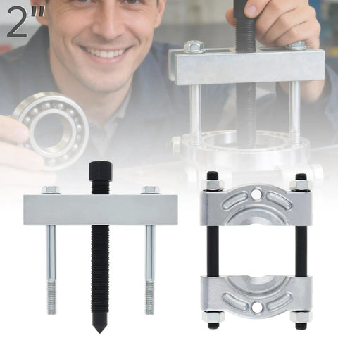 Heavy Duty Bearing Splitter And Five Inch Gear Pulley Puller Set For Wheel Hubs Pinions And Crankshafts Pro Grade Separator