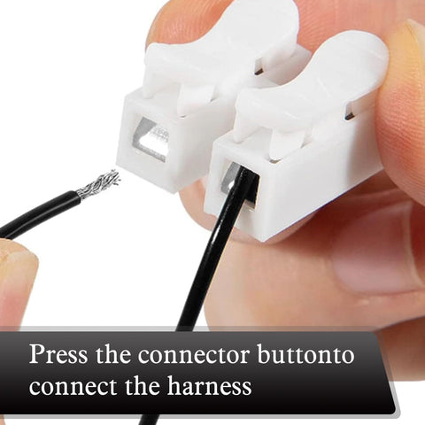 VCM Muzzler Harness Disable Kit connector for Honda Accord Pilot Odyssey Ridgeline installation with wiring, close-up view