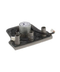 Waterwall Dishwasher Spray Arm Motor And Nozzle Replacement For DD97-00216A, grey motor and nozzle assembly on white background