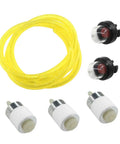 Fuel Line Filter Kit For Hilti DSH700 DSH900 Concrete Saw 412224 with two primer bulbs, three filters, and yellow fuel line