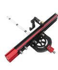 Heavy Duty Table Saw Miter Guide With 13 Positive Angle Stops And Smooth Gliding Track for accurate crosscuts and bevel joins.