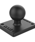Badass Amps Adapter Plate With Four Hole Mounting Base And Hella Adjustable One Inch Rubber Ball for RAM system.