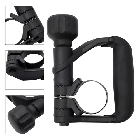 Black Front Grip Side Handle Replacement For Demolition Hammers Like GSH 10 C, 11311EVS, 11316, MH10-SE, GSH16-28, GSH16-30 And B56 Ergonomic, Easy Install Auxiliary Grip For Reduced Hand Fatigue, black plastic handle
