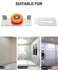 Full Extension Drawer Slides Set With Door Pulley for sliding cabinet and wardrobe doors