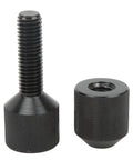 Two Hole Pipe Flange Alignment Pins In Anodized Black Aluminum, Flange Aligners for automotive, marine, and machinery