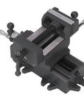Saskate Cross Slide Machine Vise 3 Inch Cast Steel Bench Vise for Milling Drill Press with Precision Handwheel