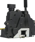 Left Front Driver Door Latch Actuator With Cables For RAM ProMaster Cargo Van, black plastic actuator with exposed cables, 2019-2024 models