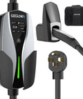 Tesla Level 2 EV Charger 32 Amp 240V 7.68kW NEMA 14-50 Portable Electric Vehicle Charger With Adjustable Current 25Ft Cable
