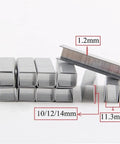Top Shelf Steel Narrow Crown Nails For Heavy Duty Triple Action Staple Gun 1.2Mm Wire Gauge 10 12 14Mm Sizes