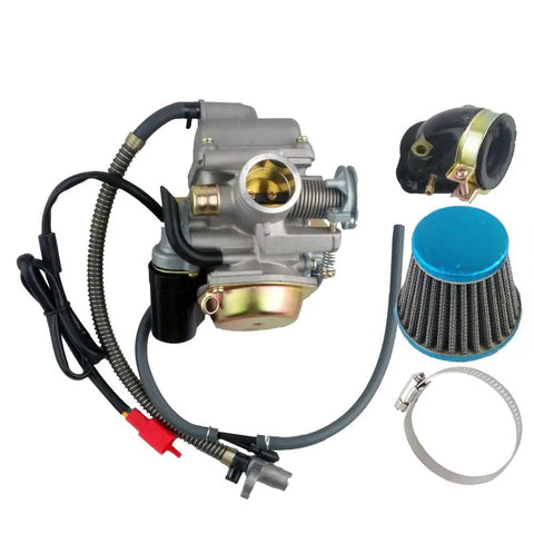 GY6 150CC Carburetor With Air Filter For Moped ATV Go Kart Scooter 125CC 150CC 4-Stroke Engines Ride Ready
