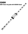 600mm Linear Sliding Rail Guide With MGN9H Carriage Block for 3D Printers and CNC Machines, heavy-duty steel construction