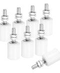 Eight Pack Sliding Gate Guide Roller Set With One And Five Eighths Inch Nylon Rollers Gate Support Assembly For Sliding Doors