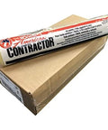 American Contractor 18 Inch Paint Roller With One Half Inch Nap Pro Grade Roller Cover Pack Of Six shown on cardboard box