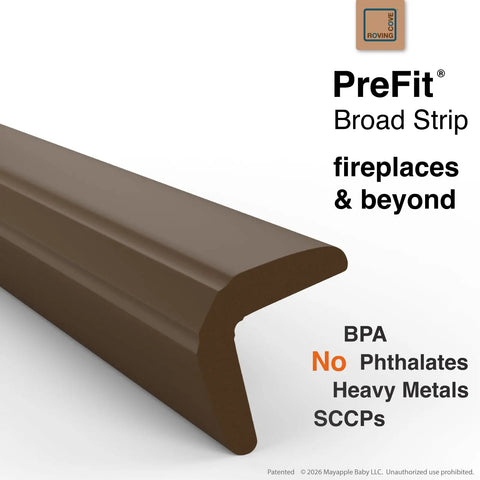 Foolproof Fireplace Edge And Corner Protectors Keep Littles Safe With An Extra Wide Nine Foot Strip And Two Tight Corners Soft Nbr Foam Guards.
