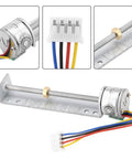Absolute Beast 5V Micro Linear Stepper Motor Featuring Tight Screw Slider Design For Heavy Duty Pull Push Motion In Compact Boxes and connectors.