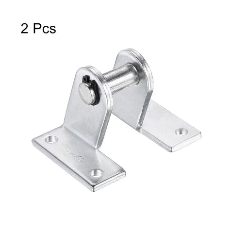 Two Pack 75x56mm Air Cylinder Rod Clevis Mounting Bracket Rear Pivot For Pneumatic Systems Durable Low Carbon Steel 6mm Hole 75x56mm Size Silver Built To Last, 2 pcs