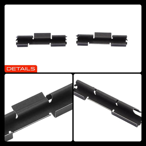 Top Notch Rear Side Disc Brake Hardware Kit For Dodge Ram 1500 2006 2007 2008 With 8 Lug Wheels And Ram 3500 2003-2008 P702D Heavy Duty Replacement Ensures Smooth Stops, black steel brake clips