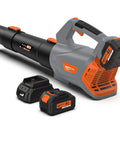 Cordless Leaf Blower With 70 Minute Runtime And 4000mAh Battery No Battery Swap Needed Ultra Lightweight Handheld Tool on white background