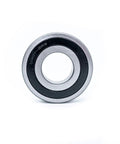 Solid Heavy Duty Front Load Washer Tub Bearing And Seal Kit Replacement For Frigidaire Kenmore Crosley black and silver bearing close-up.