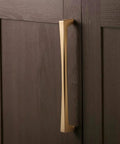 Brushed Gold Cabinet Handles 10 Pack, 7-1/2 Inch Hole Centers, Built To Last Solid Zinc Alloy Drawer Pulls For Kitchen, Bathroom