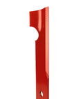 Side view of red Three Pack 54 Inch Deck Blades For Zero Turn Mowers Fits MZ Magnum Rambler CZT Outlaw Deck Models Replacement Blades Made In USA Heavy Duty Performance