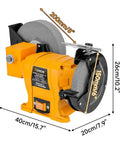 Heavy Duty Wet Dry Bench Grinder With Six And Eight Inch Grinding Wheels Powered By A Rugged 2.1 Amp Motor for sharpening tools