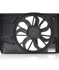 Heavy Duty Radiator Cooling Fan For Chevrolet Cruze 2017 To 2019 with seven blades designed for efficient heat dissipation.