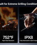 Ultra Long Range Wireless Meat Thermometer With Sub 1G Tech 6 Sensors NIST Certified Accuracy in extreme conditions