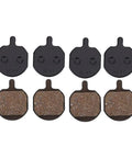 4 Pairs Mountain Metallic Disc Brake Pads For Bikes, Ride Ready And Quiet Resin Type For Smooth Stops And Heat Dissipation
