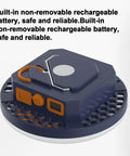 Close-up of Crazy Bright 4000 Lumen Portable LED Camping Lantern with built-in rechargeable battery and magnetic base