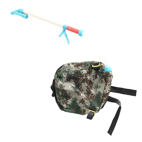 Backpack Style Fertilizer Spreader For Lawn And Garden Manual Handheld Broadcast Spreader Portable No Mess with camo pattern bag
