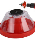 Red Drill Dust Cover And Electric Hammer Debris Guard For Power Tools with clear shield for dust collection