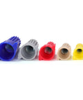 200 Pack Gray Wire Nuts With Winged Handles For Snappy Twist On Connections AWG 18 to 6 in multicolor sizes for electrical connections.