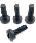 M6 Nylon License Plate Screws Set Of Four Black Plastic Bolts 20mm Long For Thick Frames Built To Last Compatible With Toyota Lexus Honda Kia And Other Imports No More Stuck Screws