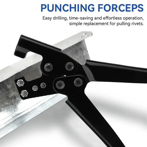 Heavy Duty Steel Stud Crimper Pliers Framing Tool For Fixing Light Steel Keels With 0.5-0.8mm Wall Thickness Hole Punch Included