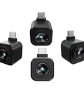 Nano 200 Thermal Camera For iPhone And iOS With USB C Connector, 200 X 150 Thermal Imager, multiple views showing compact design