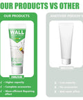 Comparison of Ultimate Drywall Repair Kit For Quick Hole Fill And Scratch Repair, 250g Spackle Paste with a competitor's product.