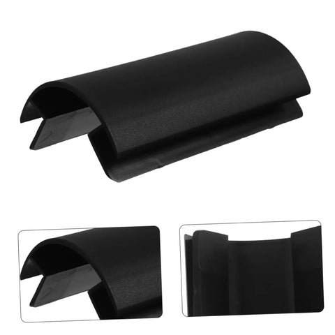 Four Pack Soccer Table Corner Protectors And Edge Guards For Foosball Tables Easy Install Plastic Corner Shields shown in black