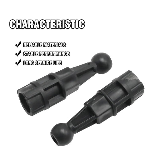 4 Piece Engine Cover Ball Stud Replacement Kit for Chrysler Sebring 200 300 Town and Country Dodge Avenger Charger Caliber Grand Caravan Jeep Compass Patriot 4891847AA 04891847AA, black plastic studs