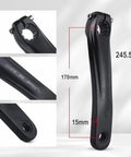 Hollow Integrated MTB Crankset 104 BCD 170mm Round Cranks 32 34 36T For Mountain Bikes Uncoated Aluminum Arms