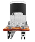 Rock Solid Wood Trimmer Router Base And 2 In 1 Compact Palm Router Base with clear housing and durable aluminum alloy base.