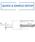 Wiring diagram for Six Inch LED Dimmable Downlight With 90 Minute Emergency Battery Backup And Ultra Slim Recessed Can Light setup.