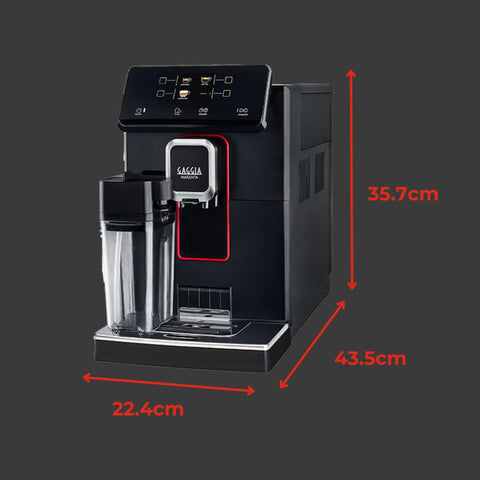 Magenta Prestige Super Automatic Espresso Machine With 12 Custom Drink Settings And On The Fly Programming For Quick Preference Saves Delivers Rich Espresso, Lattes, Cappuccinos, And More Black Finish