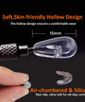 All In One Eyeglasses Nose Pads Replacement Kit With 5 Pairs Air Chamber Silicone Nose Pads shown in close-up view
