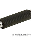 Close-up of Fine Pin Vise Drill for Model Making with rotating elastomer grip and brass body detail, 0.1 to 3.2 mm hole size.