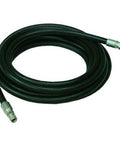 High Pressure Grease Hose Assembly 1/4 Inch By 30 Feet Rated 5000 Psi With NPTF Male Ends Two Wire Braid heavy duty black hose