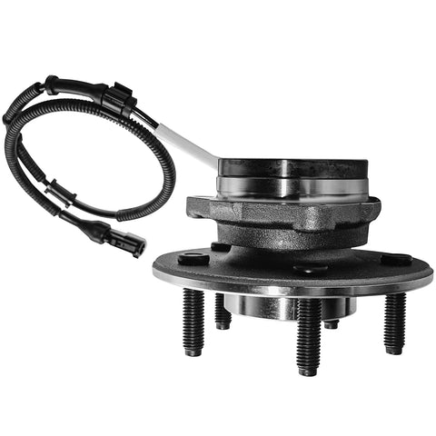 Heavy Duty Front Wheel Bearing Hubs Replacement For 2000 2001 2002 2003 Ford F150 4WD With 5 Stud M14 Studs And 4 Wheel ABS