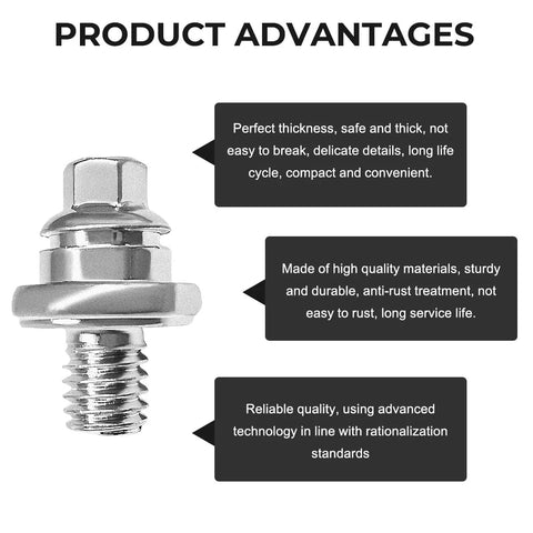 Close-up of a premium quality Three Eighth Standard Side Battery Terminal Bolt, showcasing heavy-duty metal construction.